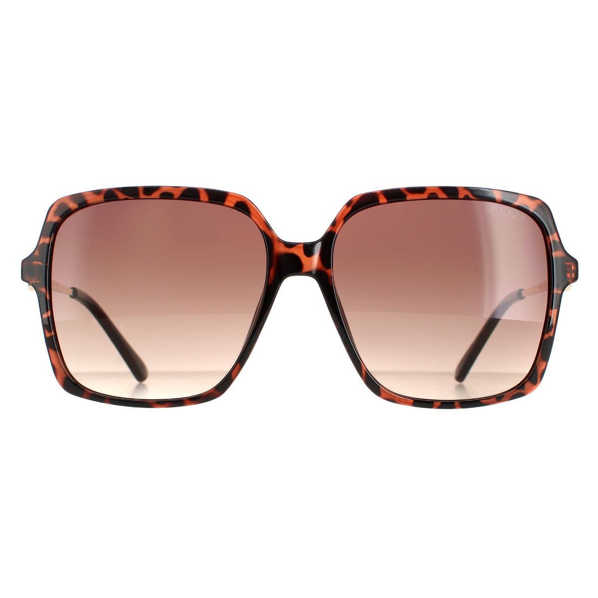Schicke quadratische Sonnenbrille in Schildpatt-Optik
