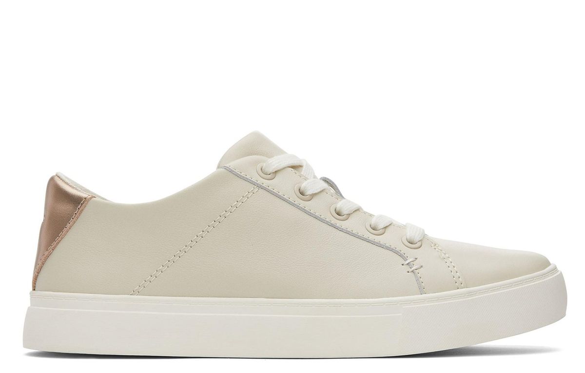 Minimalistische Leder-Low-Top-Sneaker