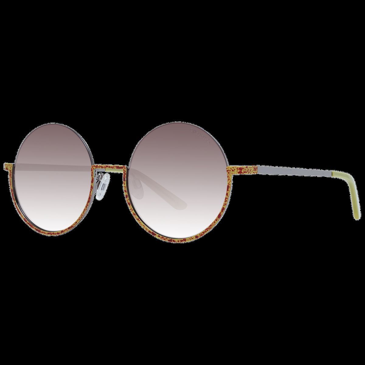 Runde Halbrand-Sonnenbrille mit Farbverlauf