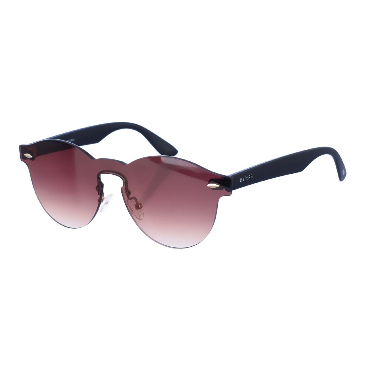 Randlose ovale verspiegelte Sonnenbrille