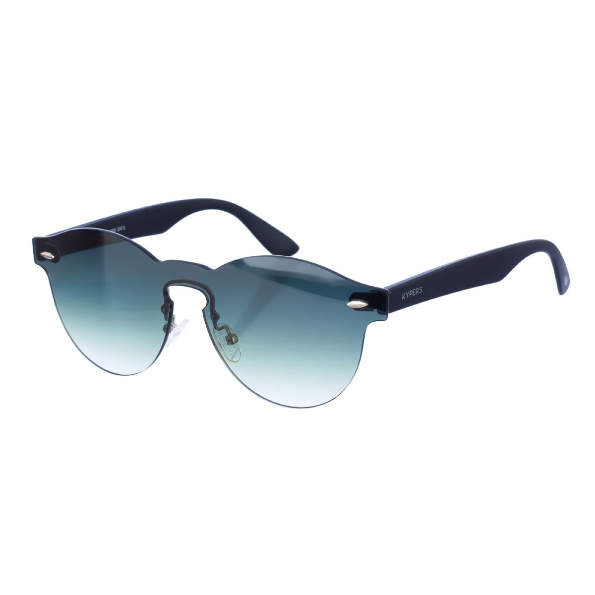 Randlose ovale verspiegelte Sonnenbrille
