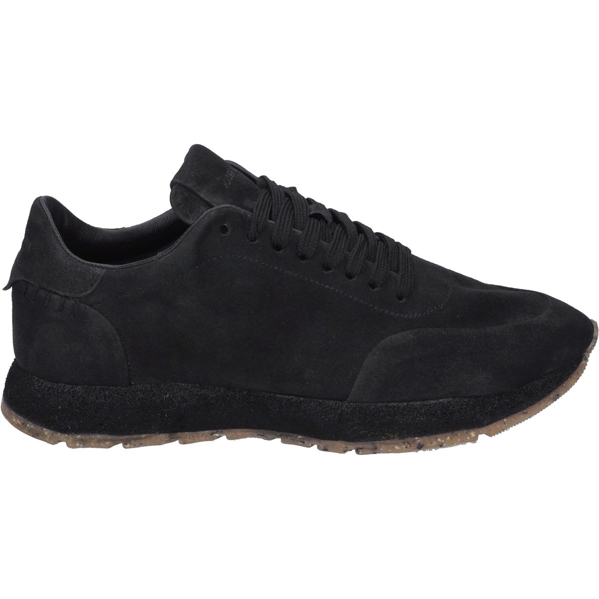 Minimalistische Wildleder-Sneaker mit Gummisohle