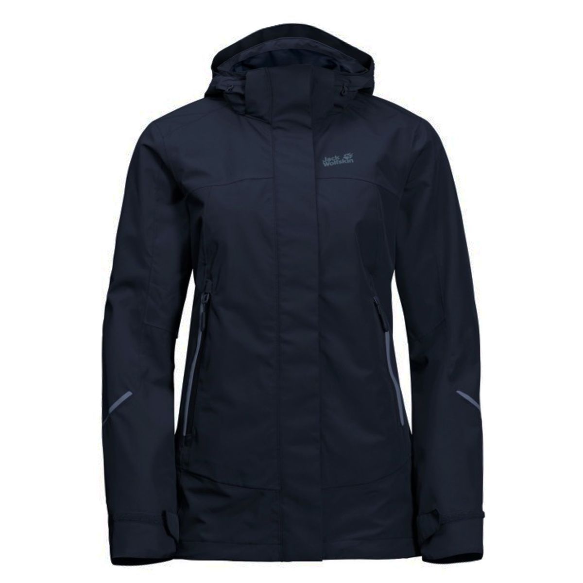 Wetterfeste Funktionsjacke mit Kapuze