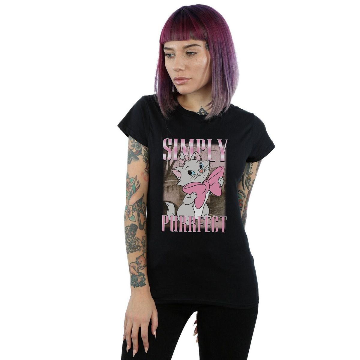 Marie Simply Purrfect Grafik-Tee