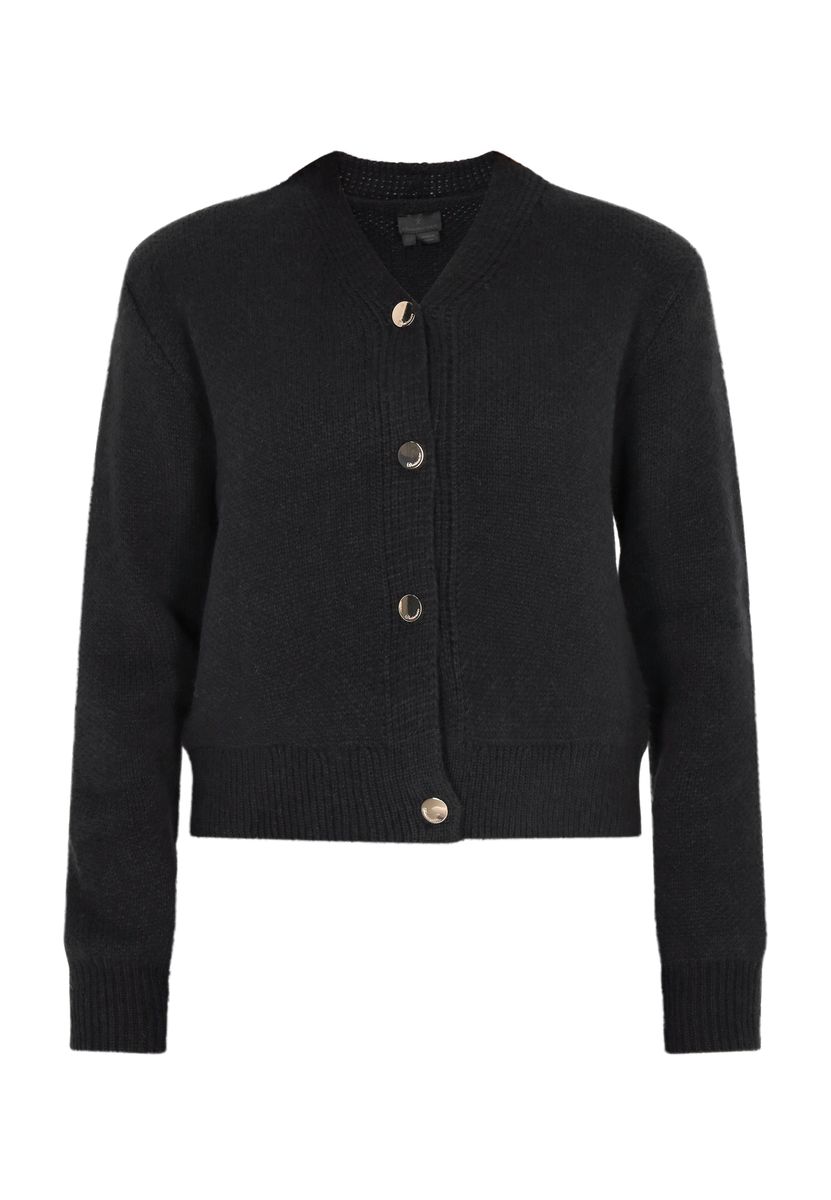 Kurzer Cardigan mit Strukturmuster