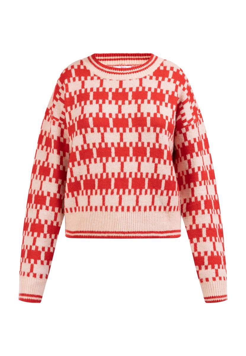 Weicher Strickpullover mit Bubikragen