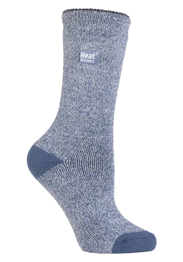 Mittelschwere Thermosocken mit Melange-Optik
