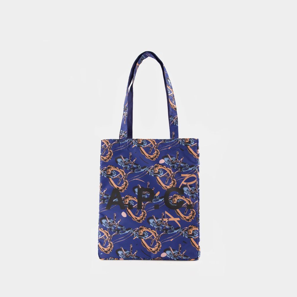 Wendbare Tote-Bag mit Logo-Print