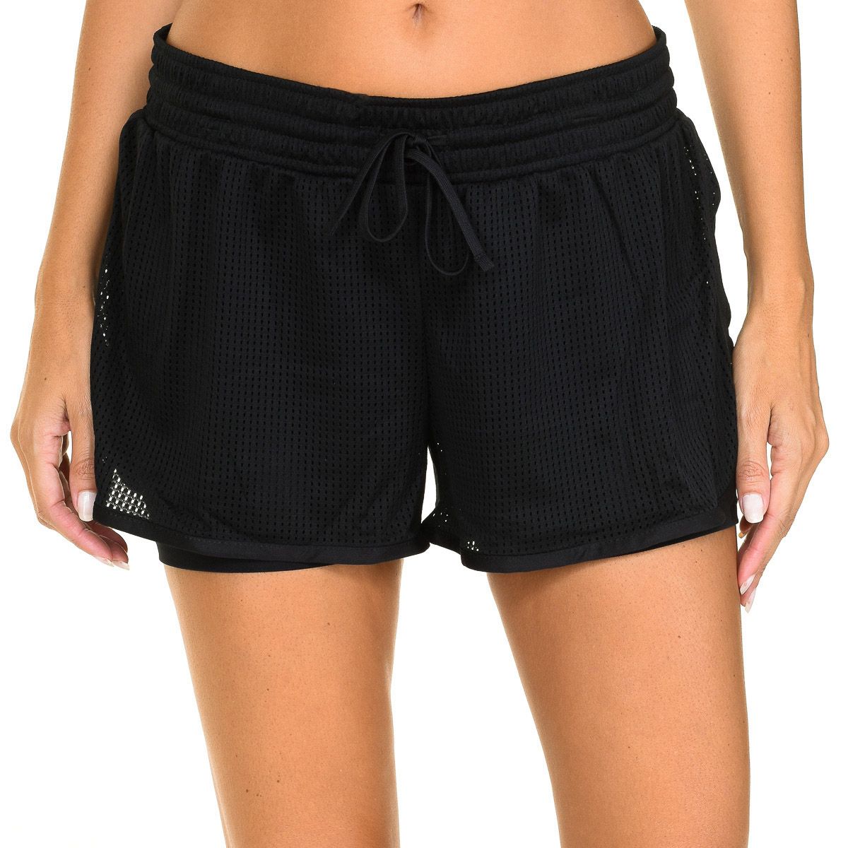 2-in-1 Mesh-Lagen Performance-Shorts