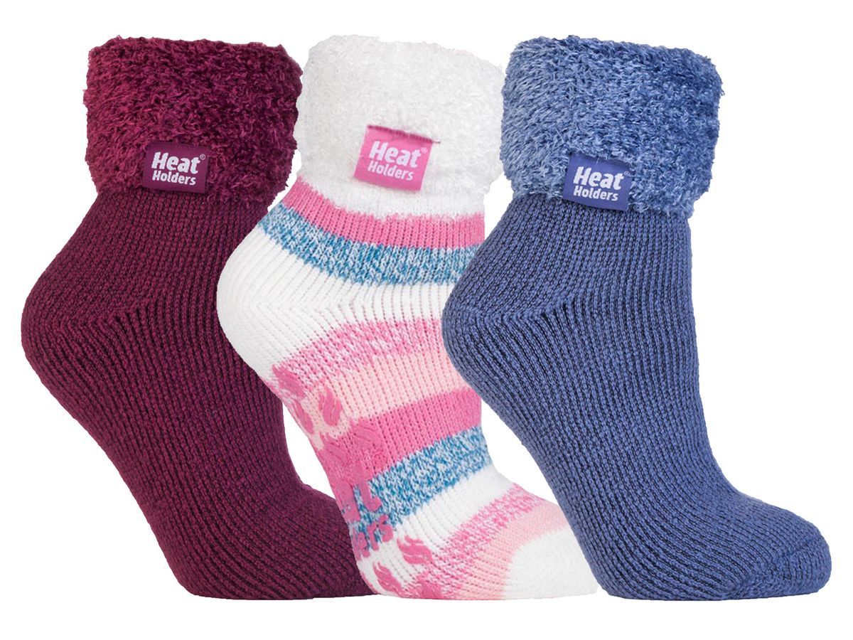 Flauschige Thermosocken mit Antirutsch-Noppen
