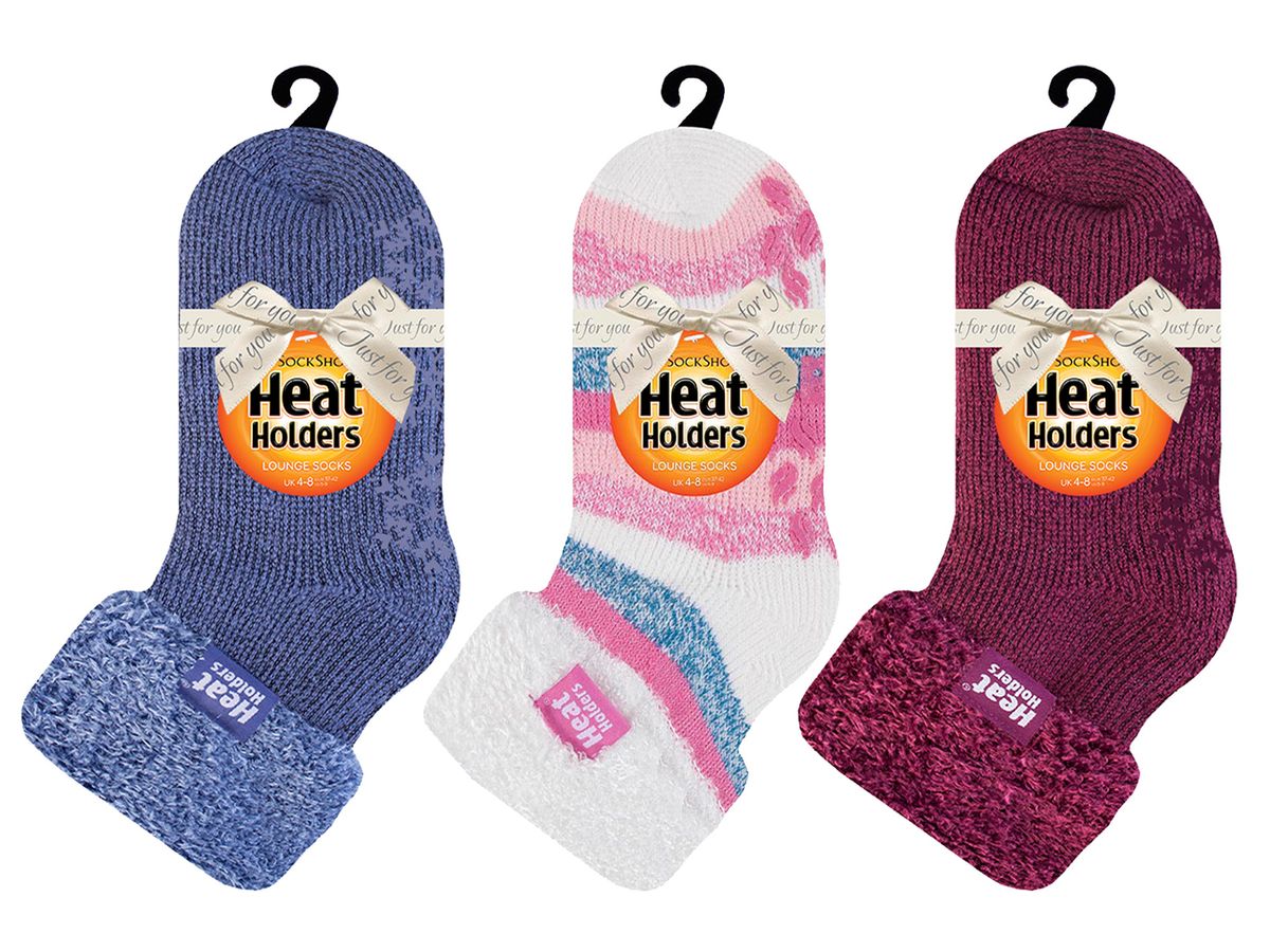 Flauschige Thermosocken mit Antirutsch-Noppen