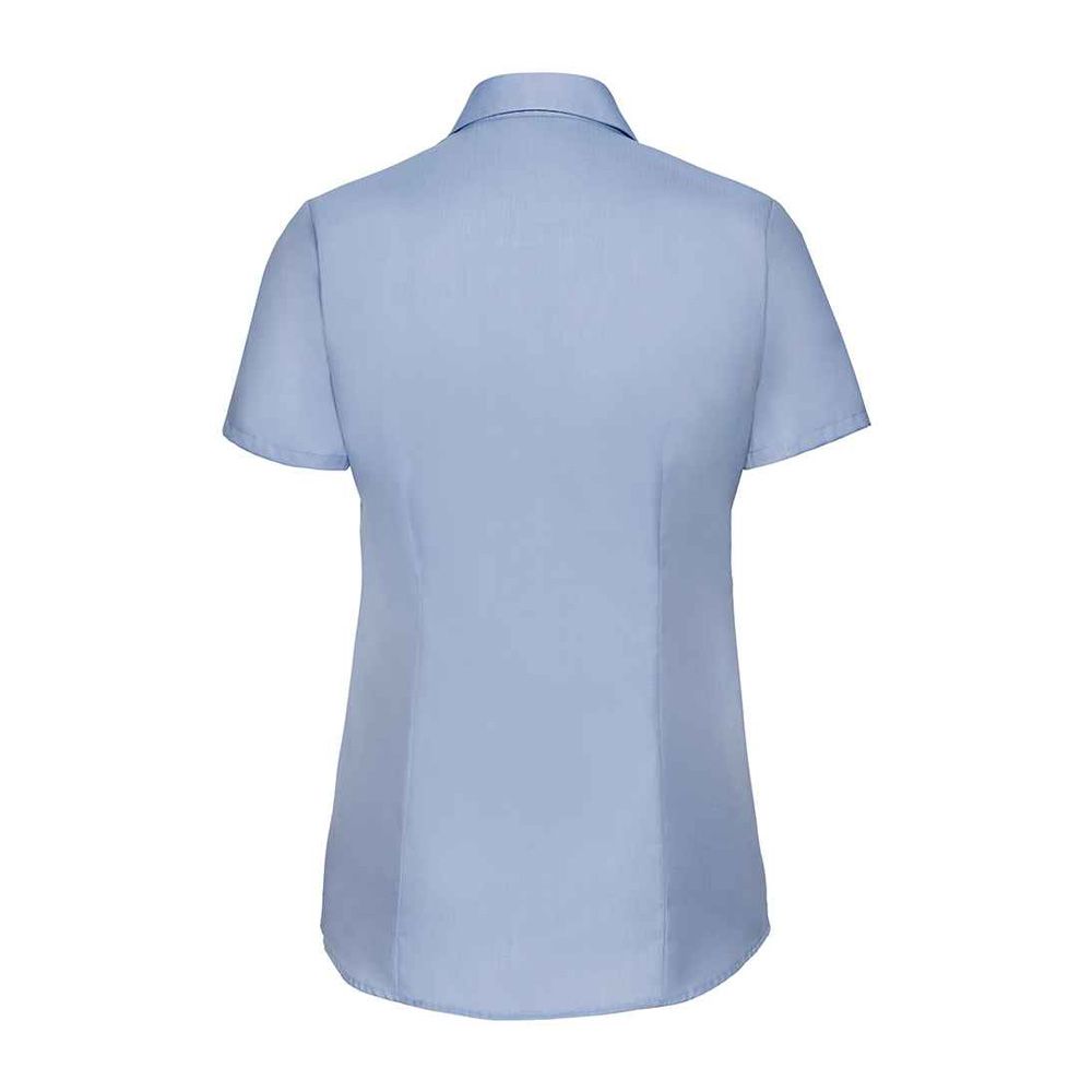 Taillierte Business-Bluse mit Kurzarm