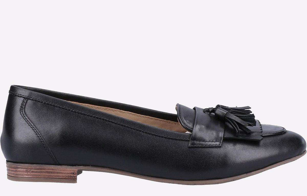 Elegante Leder-Loafer mit Quasten