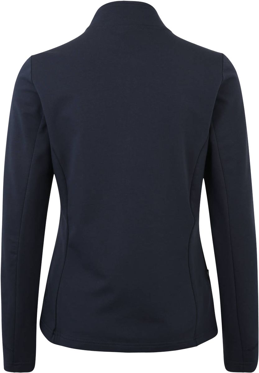 Taillierte Sweatjacke mit Stehkragen