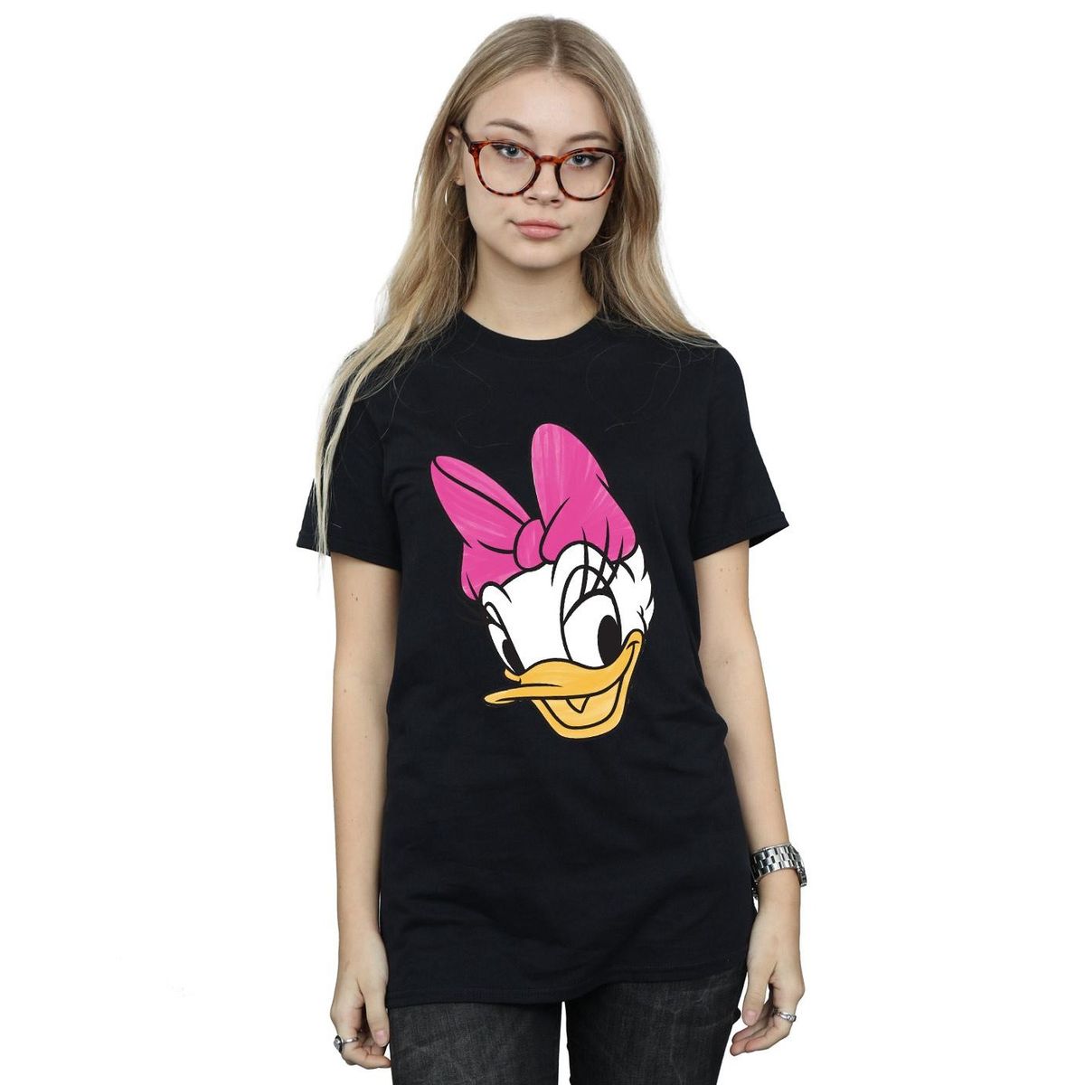Daisy Duck Grafik-T-Shirt im Malerei-Stil