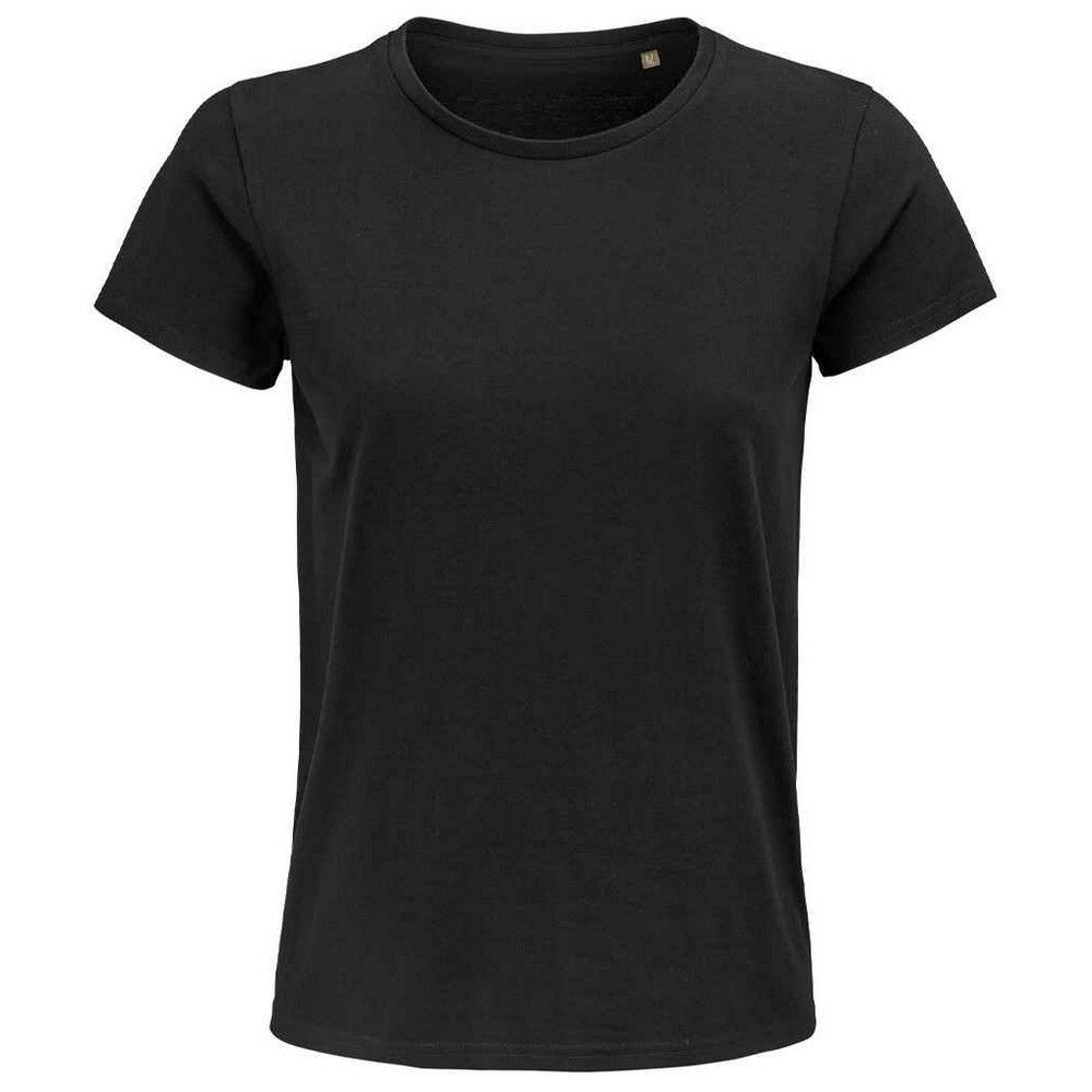 Figurbetontes Rundhalsshirt aus Bio-Baumwolle