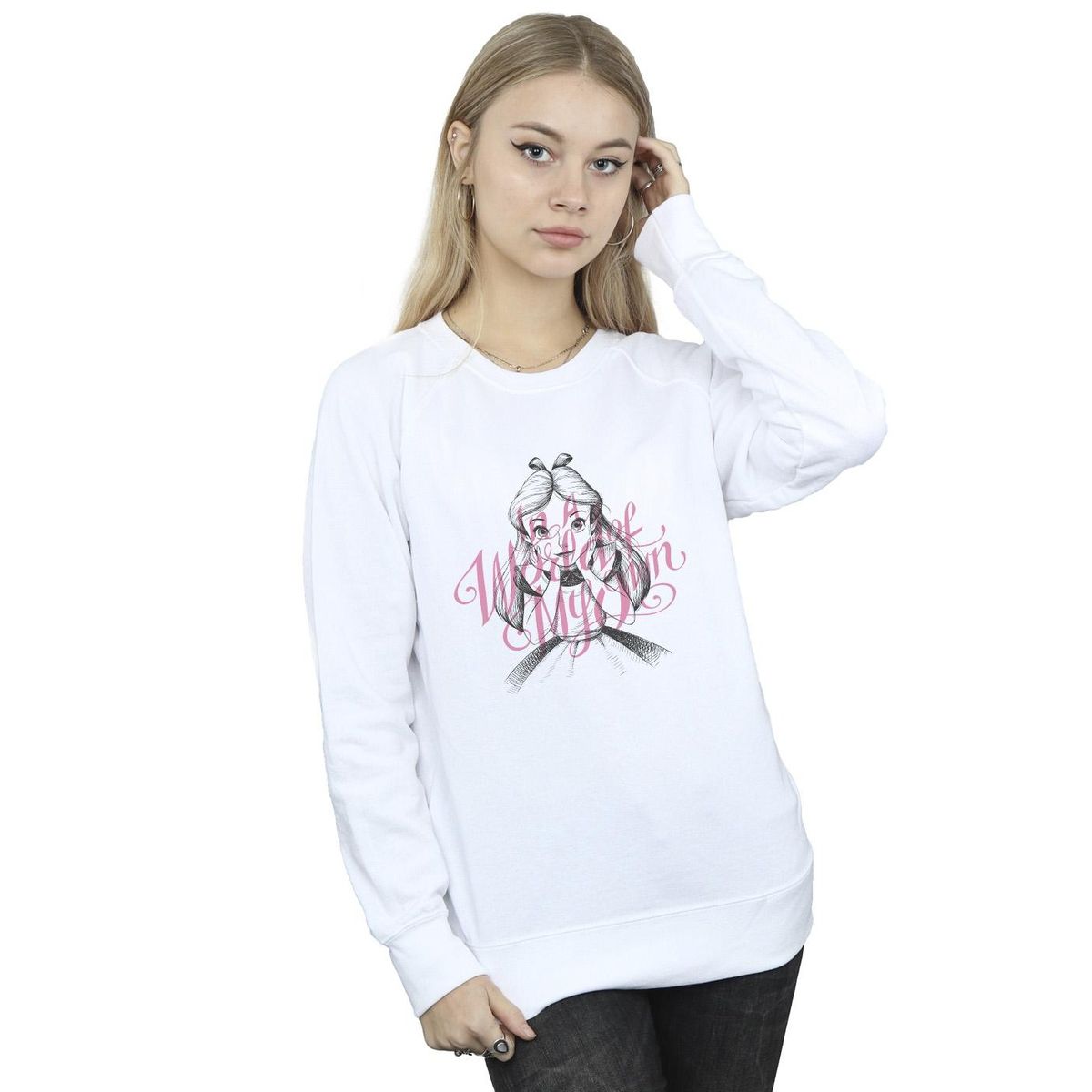 Grafik-Sweatshirt Alice im Wunderland