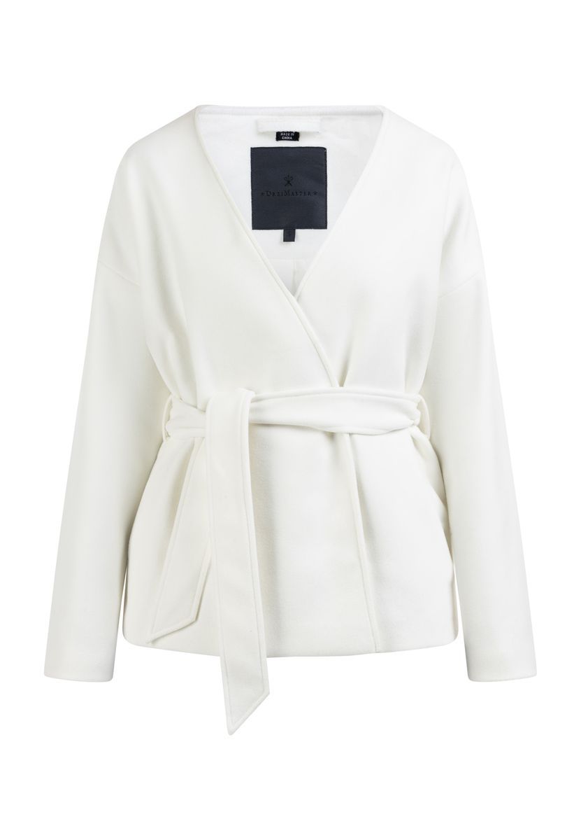 Minimalistische Übergangsjacke aus Wollmischung