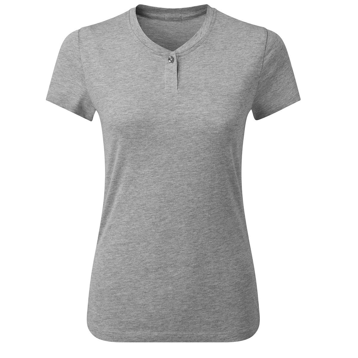 Weiches T-Shirt mit Henley-Ausschnitt