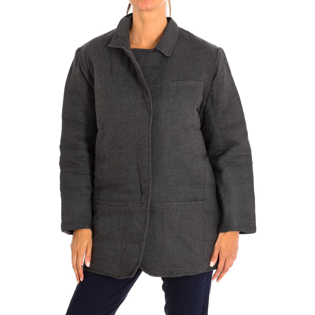 Wattierte Jacke aus Baumwollmix