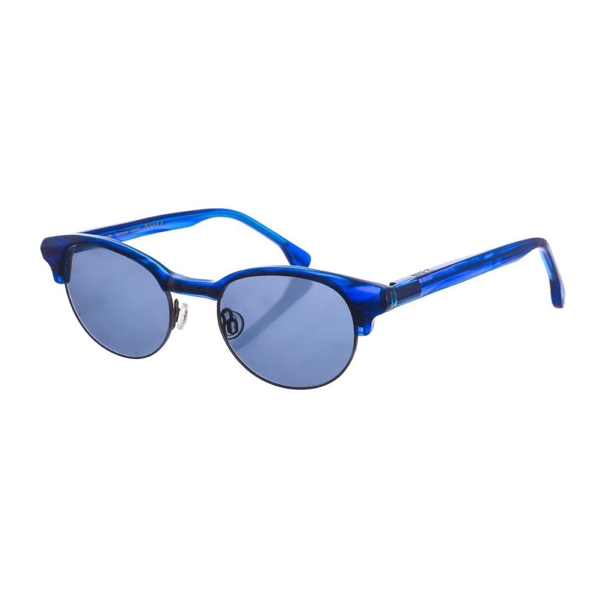 Pantos-Sonnenbrille aus Materialmix