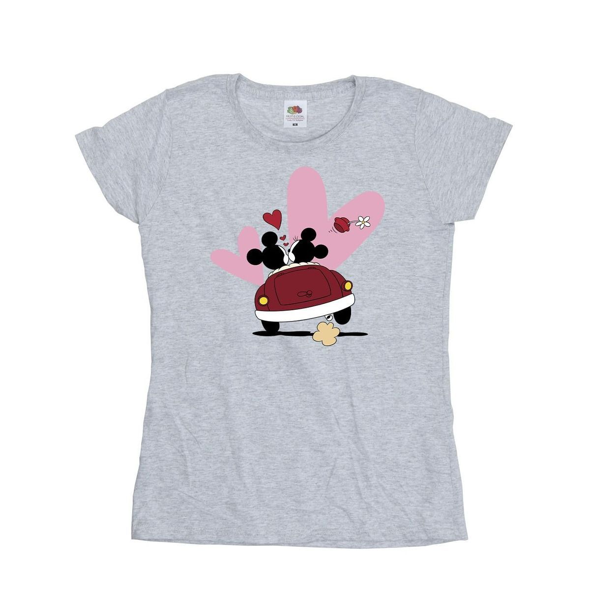 T-Shirt mit Mickey & Minnie Print