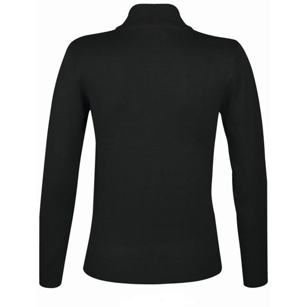 Taillierte Strickjacke mit Reißverschluss