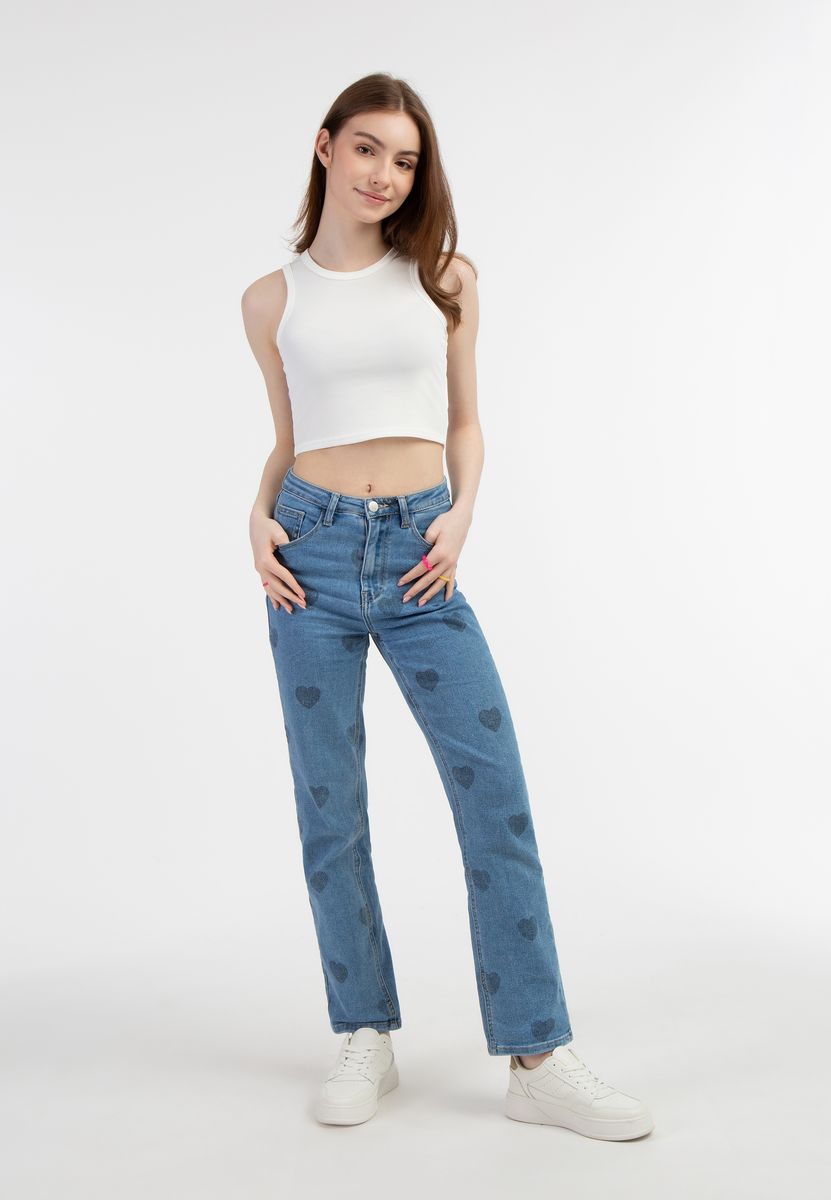 Minimalistisches geripptes ärmelloses Crop Top