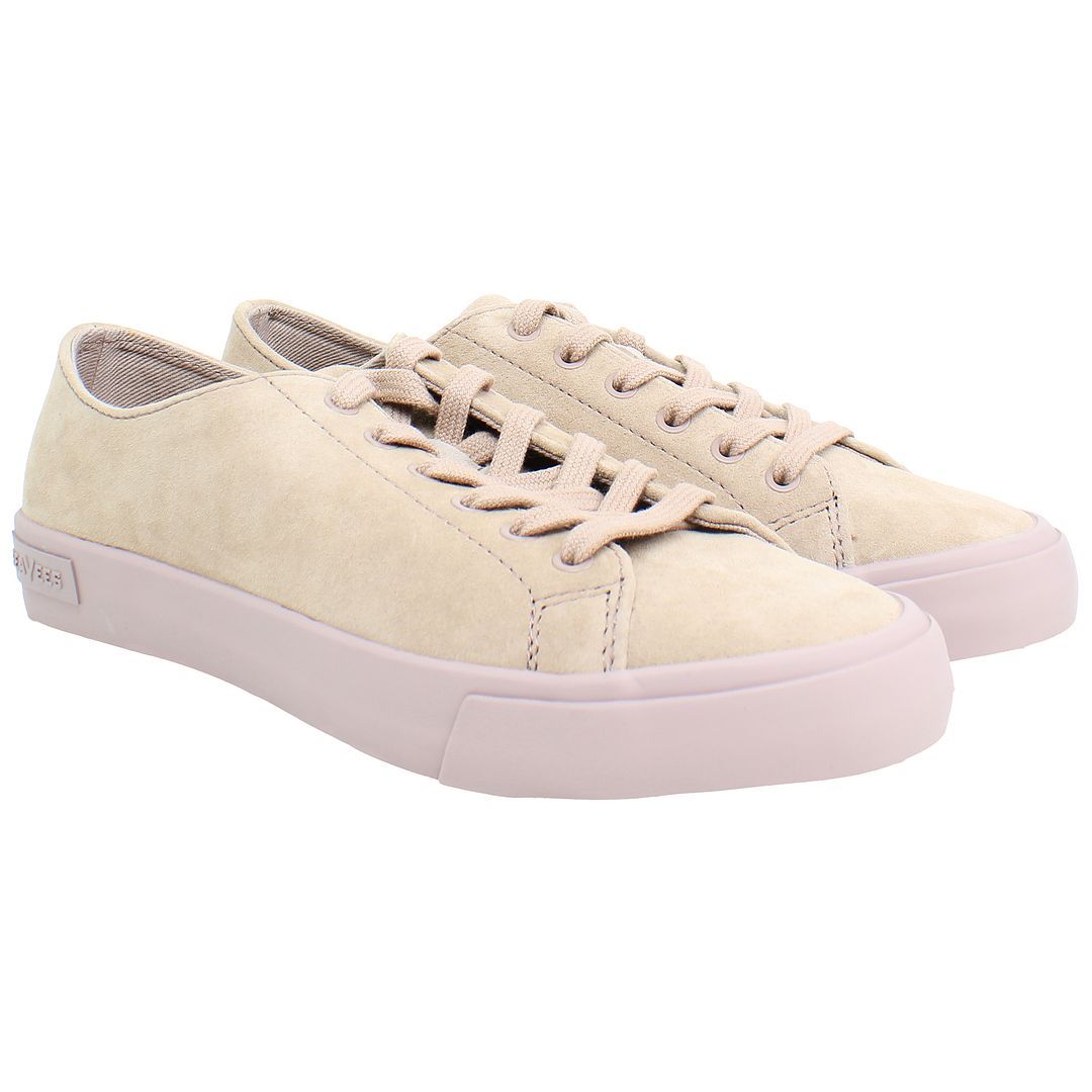 Minimalistische Wildleder Low-Top Sneaker