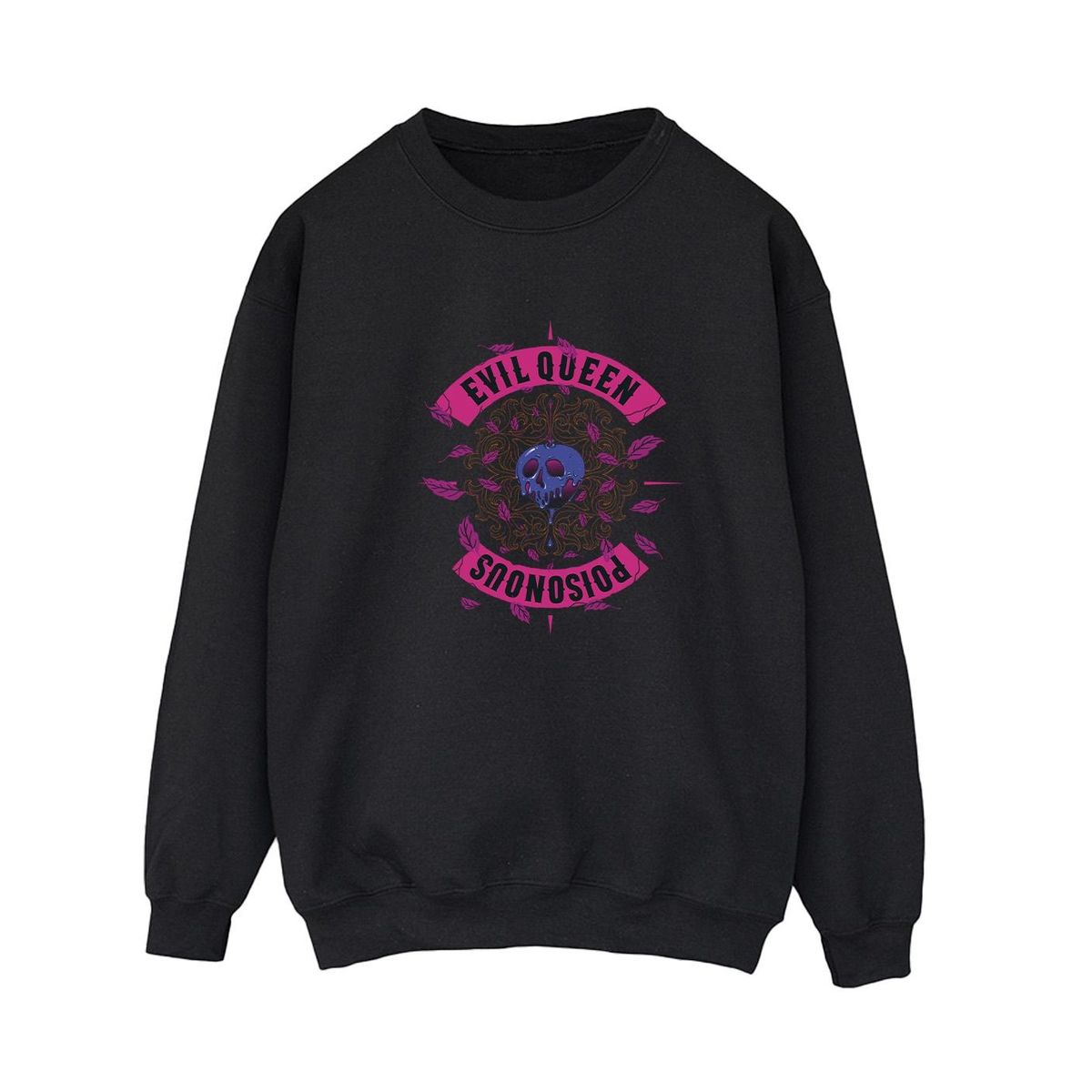 Sweatshirt mit Giftapfel Grafik-Print