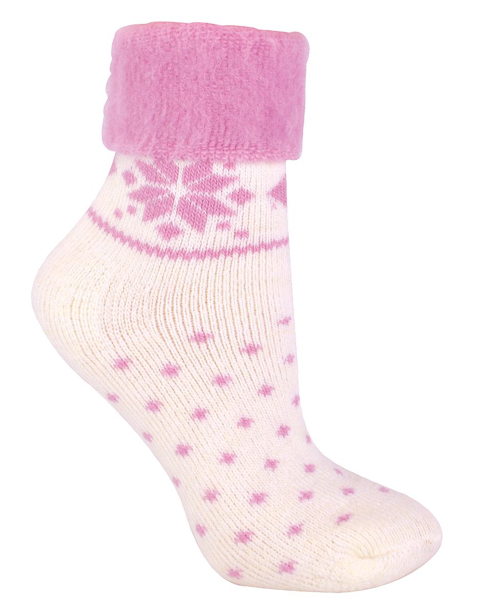 Lounge-Socken mit Fair-Isle-Muster