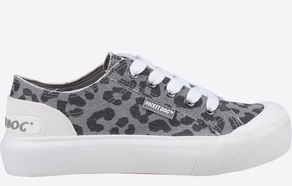 Plateau-Sneaker mit Leopardenmuster