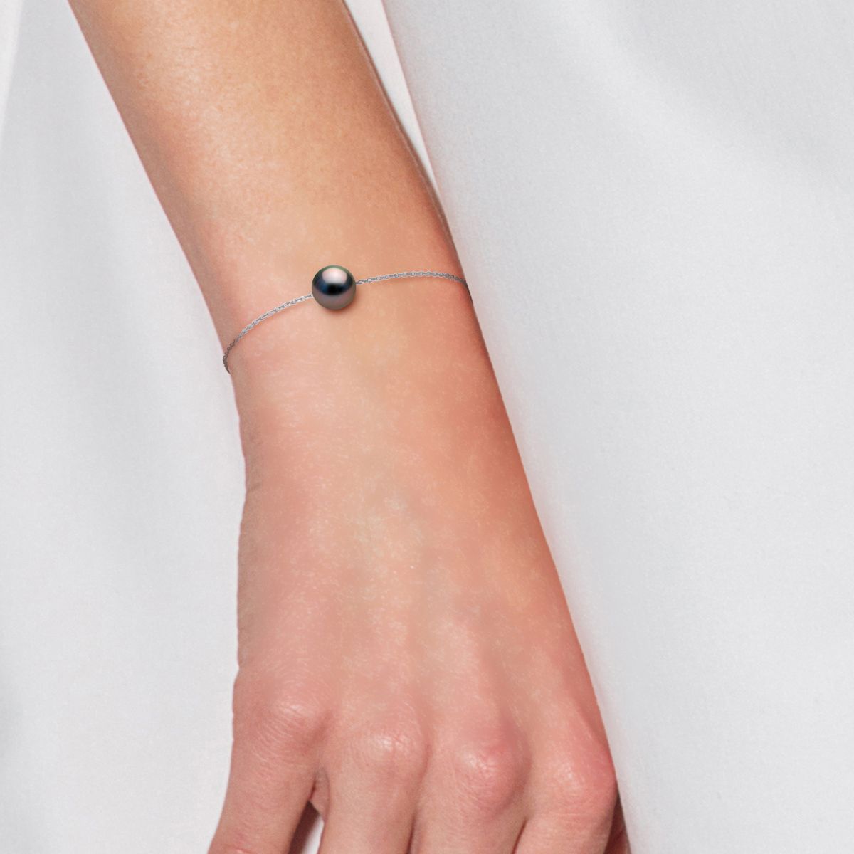 Armband mit Tahitianischer Perle Weißgold