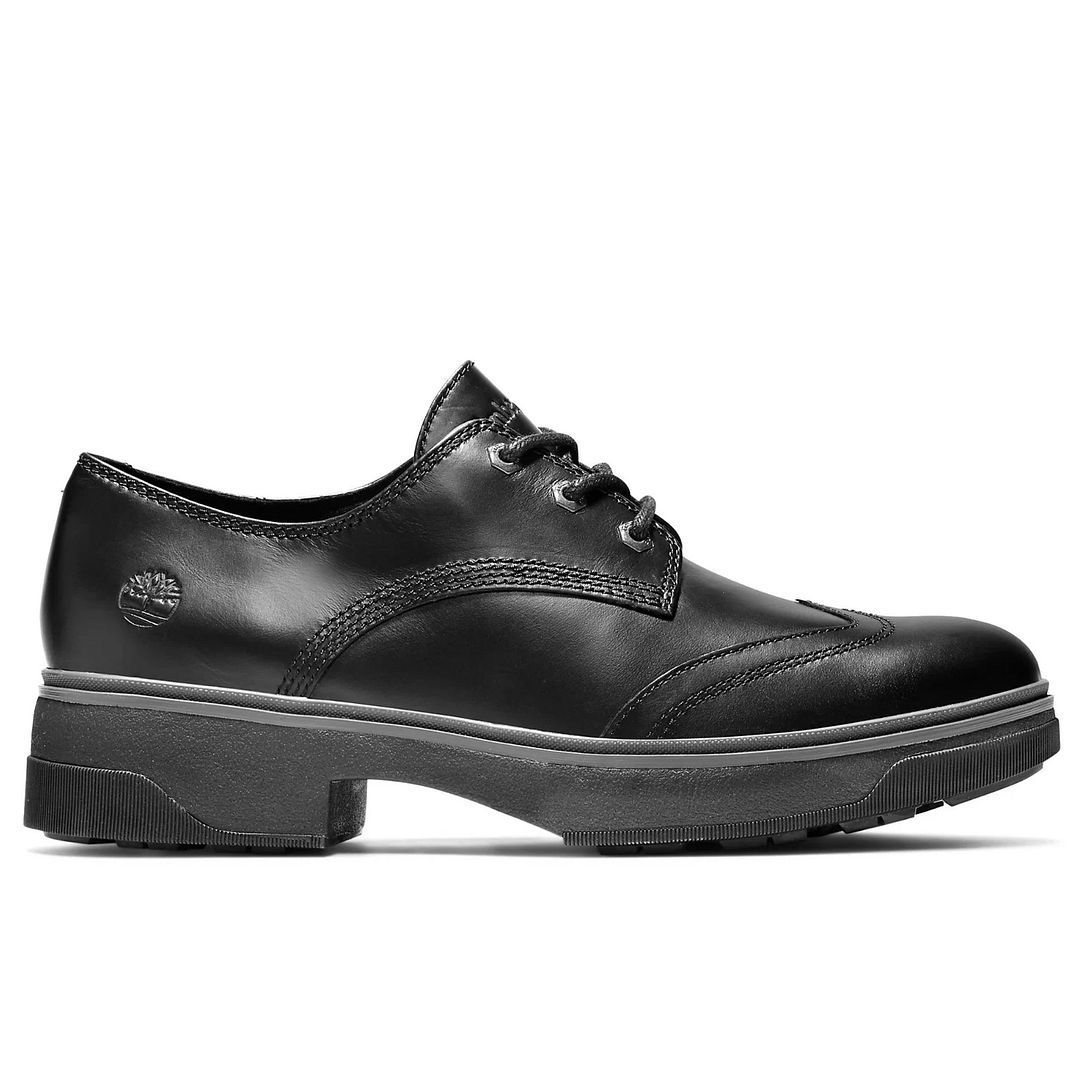 Robuste Wingtip-Oxfordschuhe aus Leder