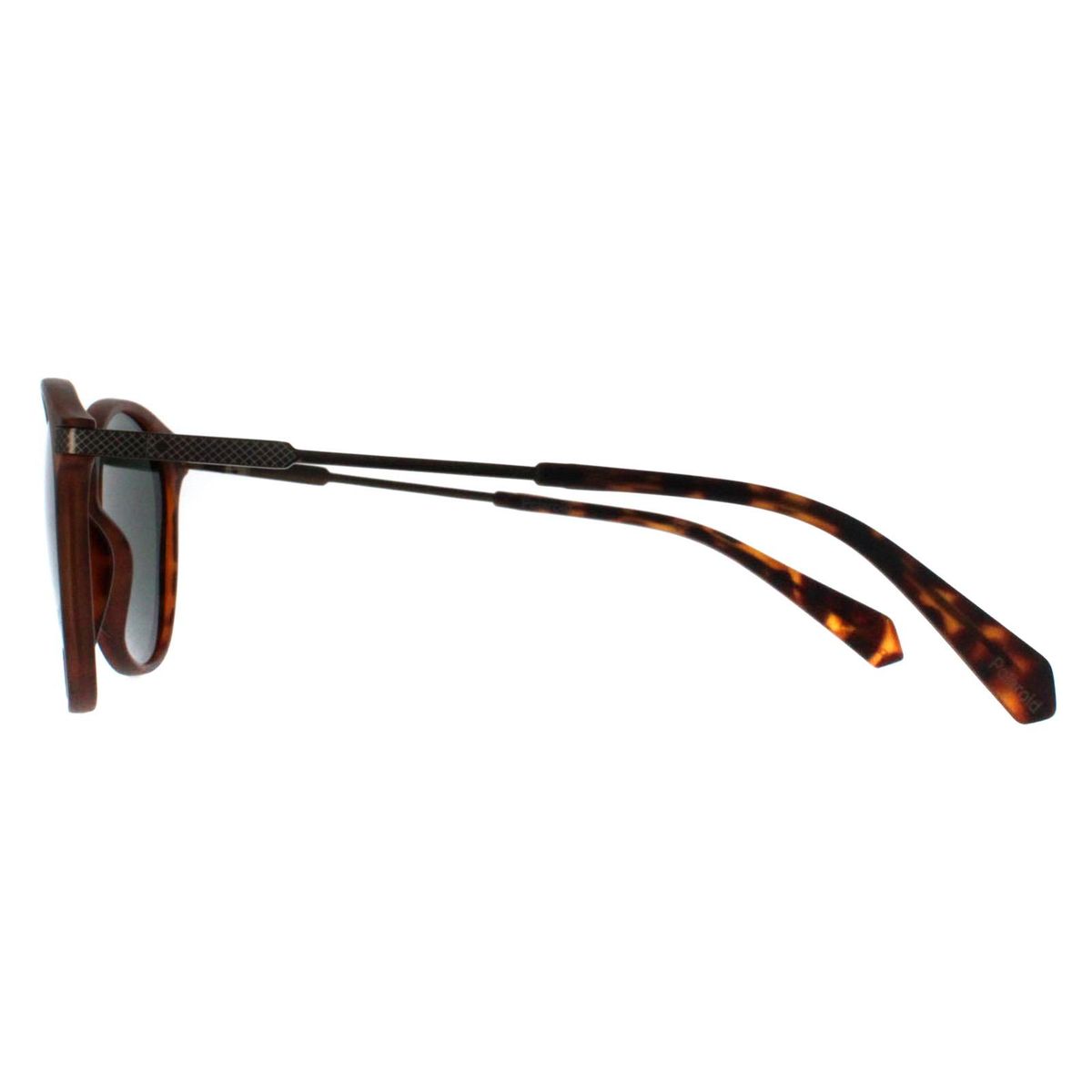 Matte runde polarisierte Sonnenbrille