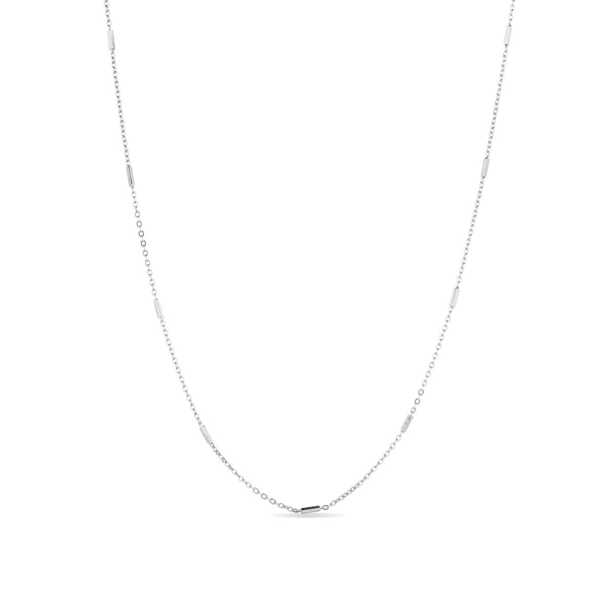 Minimalistische Halskette mit Stäbchen-Elementen