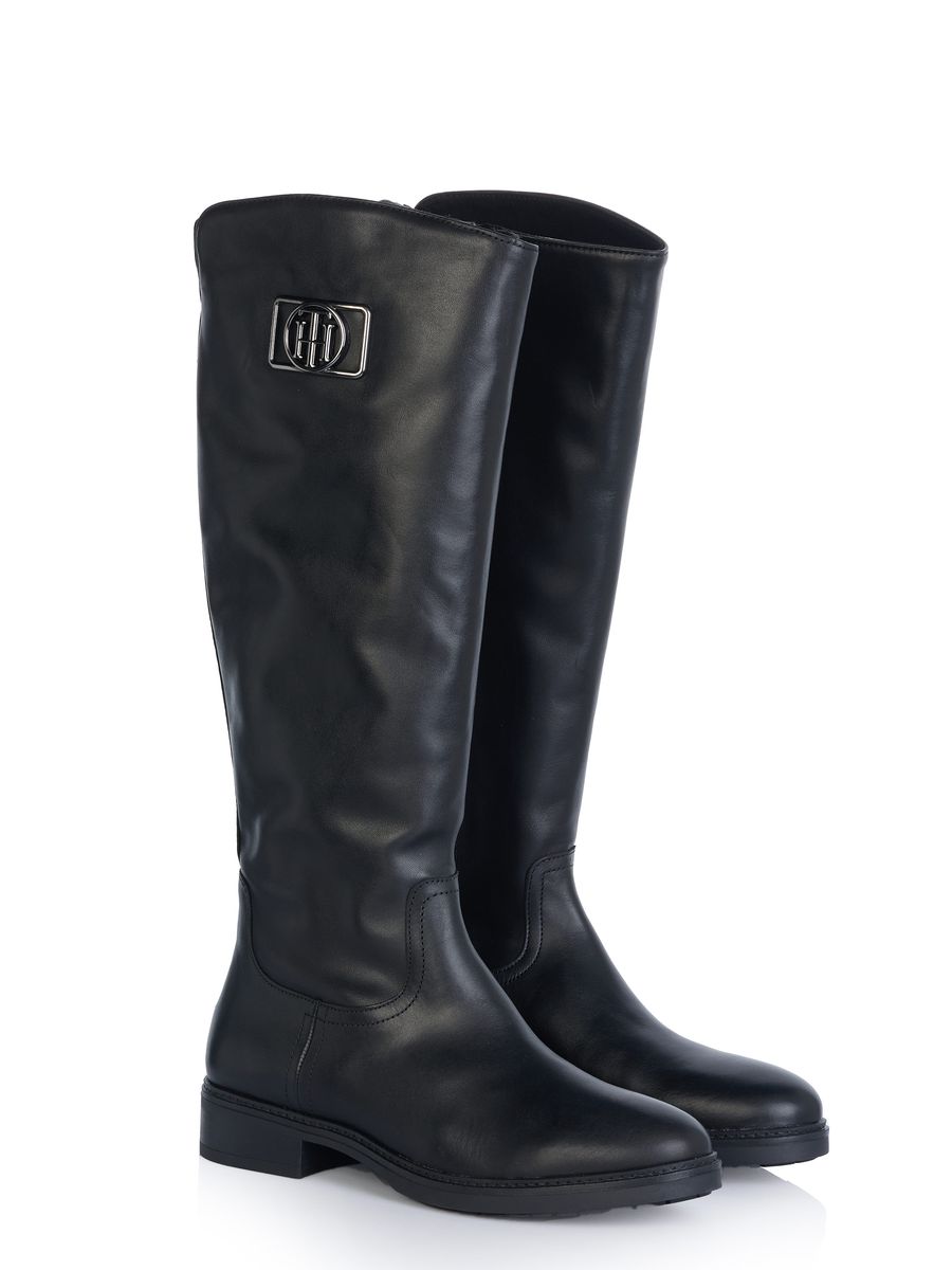 Klassische Leder-Reitstiefel