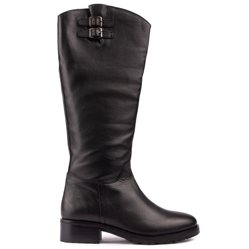 Elegante kniehohe Schnallenstiefel