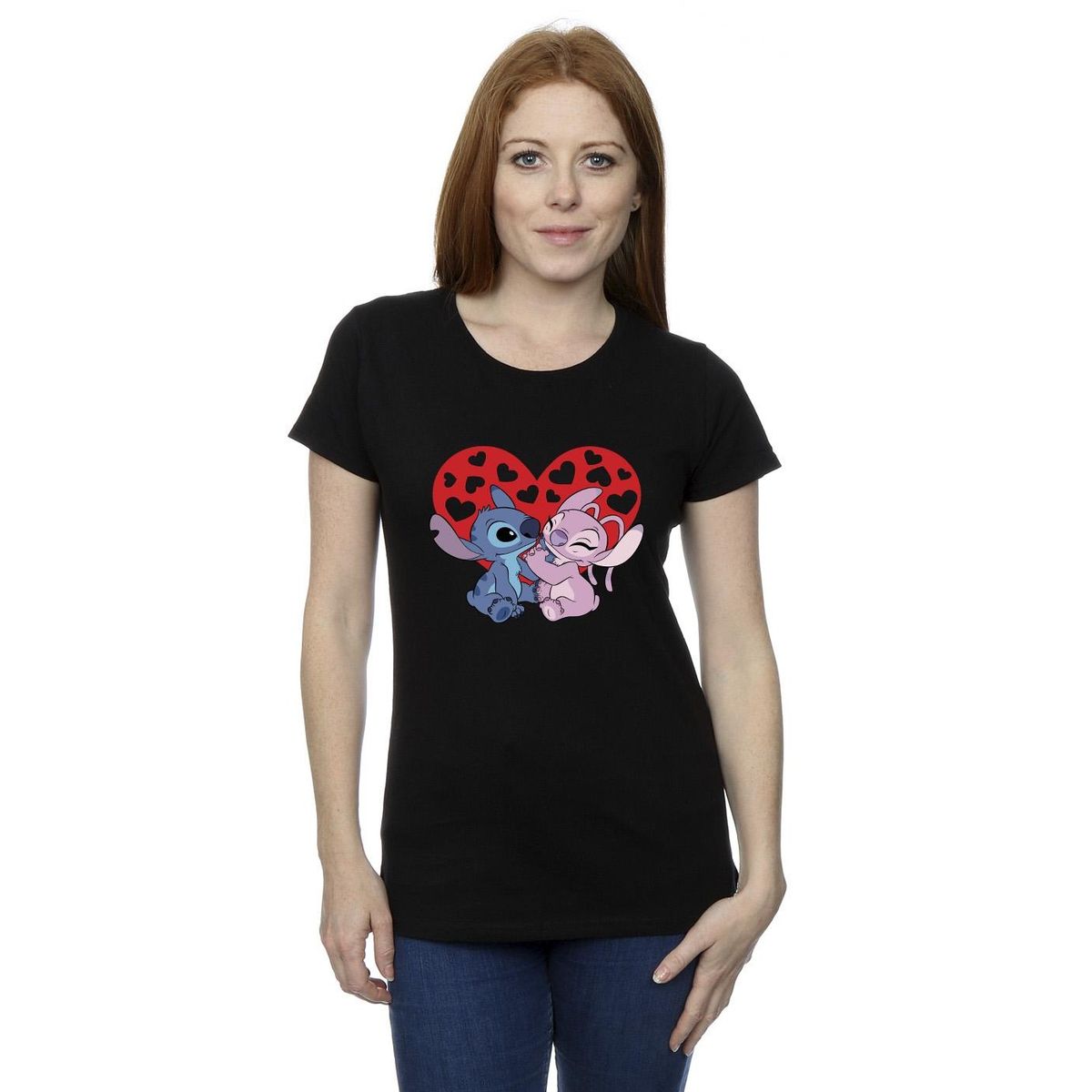Lilo & Stitch Herz-T-Shirt