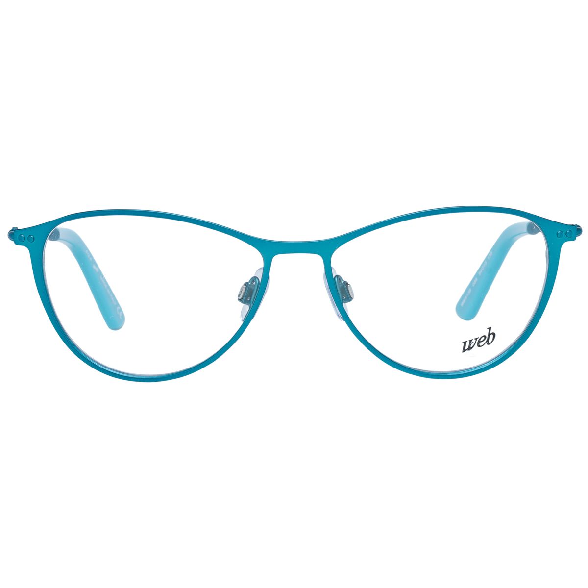 Edle Cat-Eye Metall-Brillenfassung
