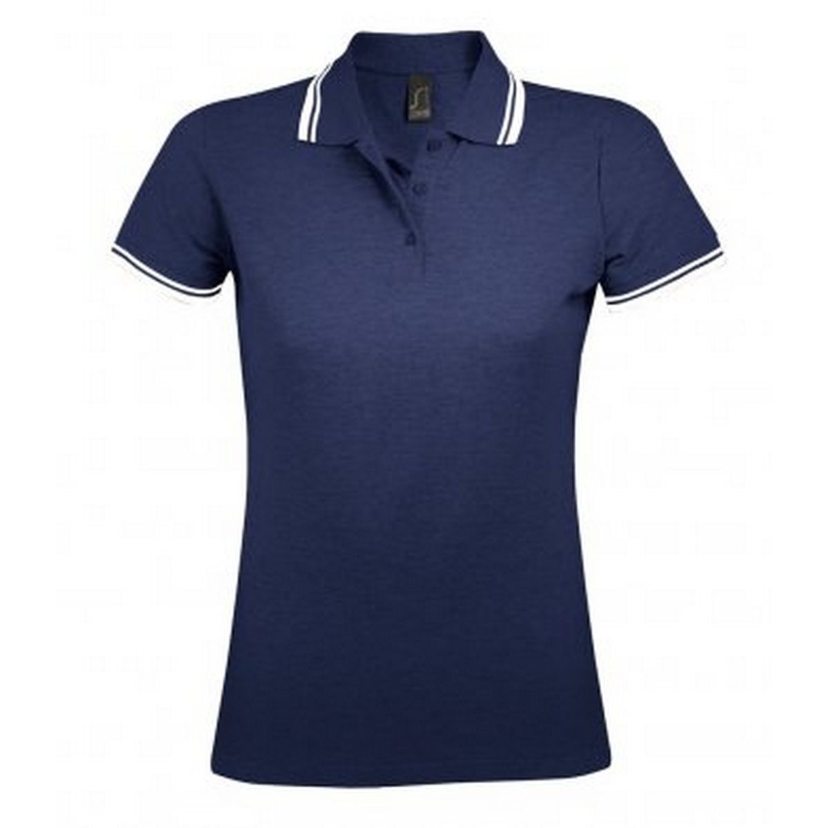 Kurzarm-Poloshirt mit Kontraststreifen