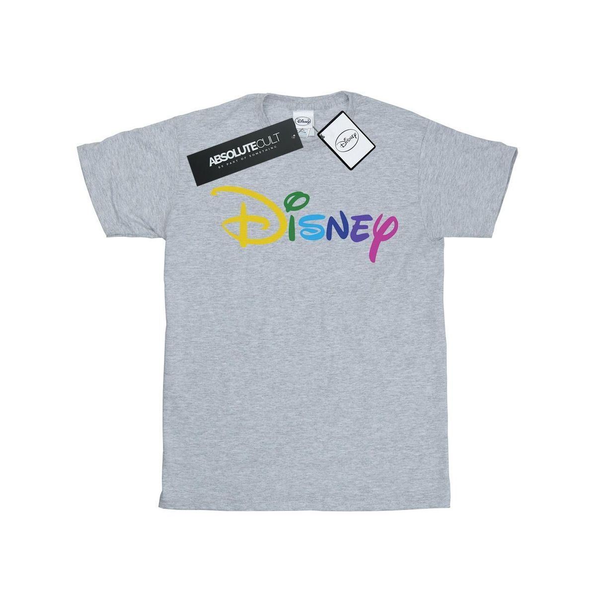 Buntes Logo-Print T-Shirt aus Baumwolle