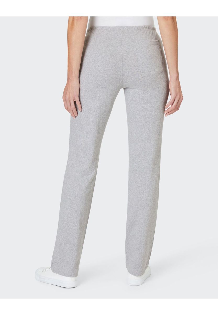 Bequeme Baumwoll-Sweathose mit geradem Bein