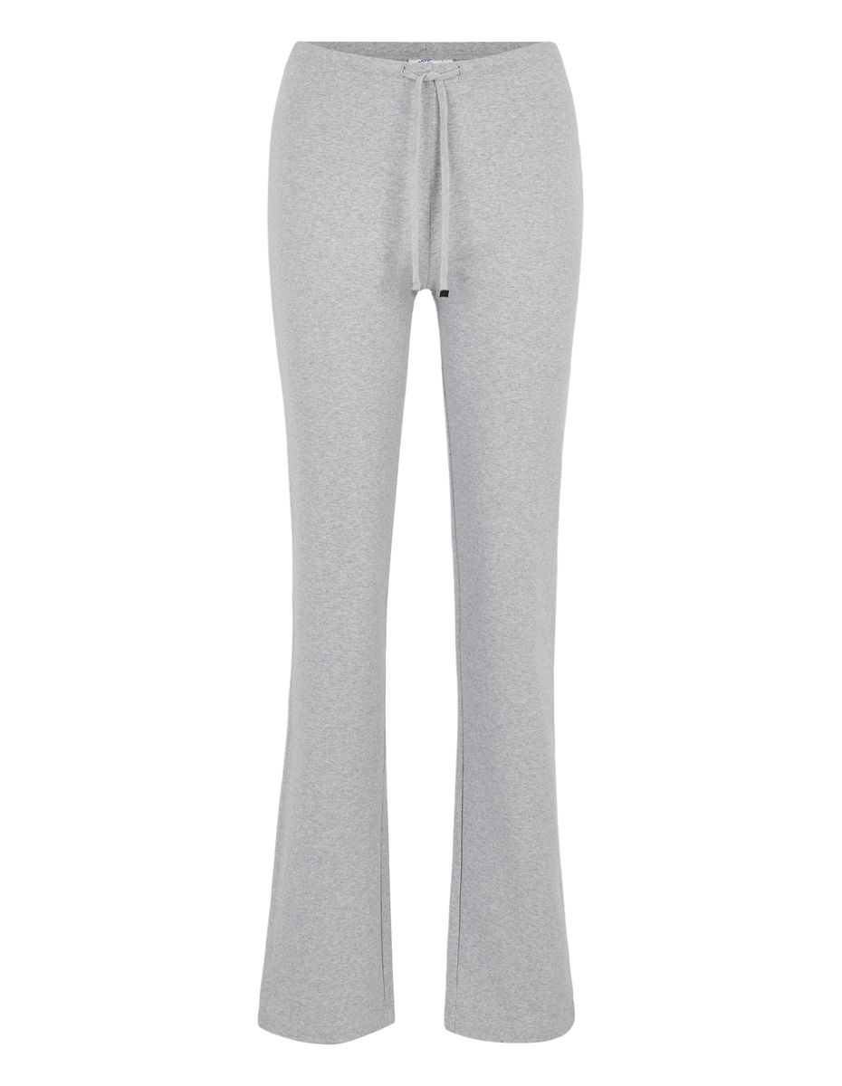 Bequeme Baumwoll-Sweathose mit geradem Bein