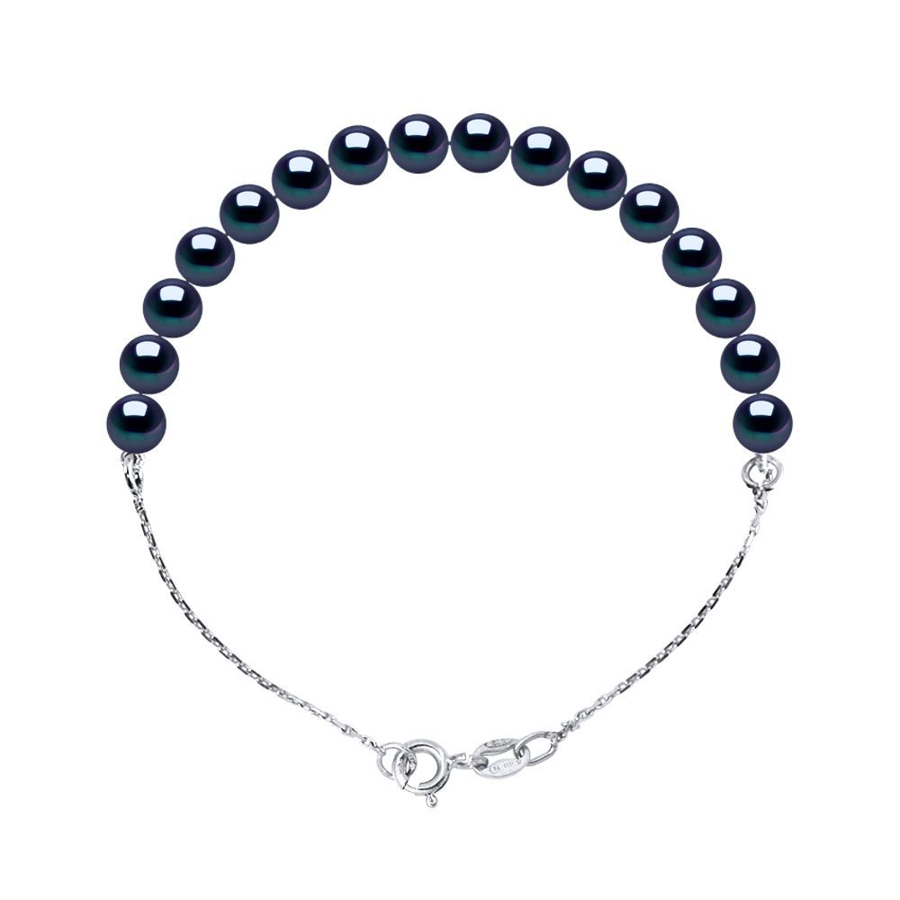 Armband mit runden Zuchtperlen