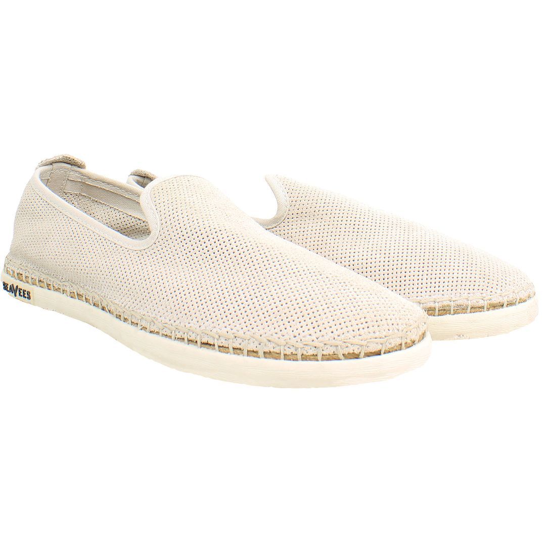 Perforierte Wildleder-Slipper für Freizeit
