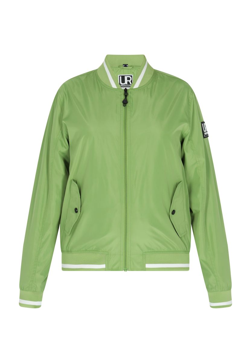 Leichte Bomberjacke mit Rippbündchen