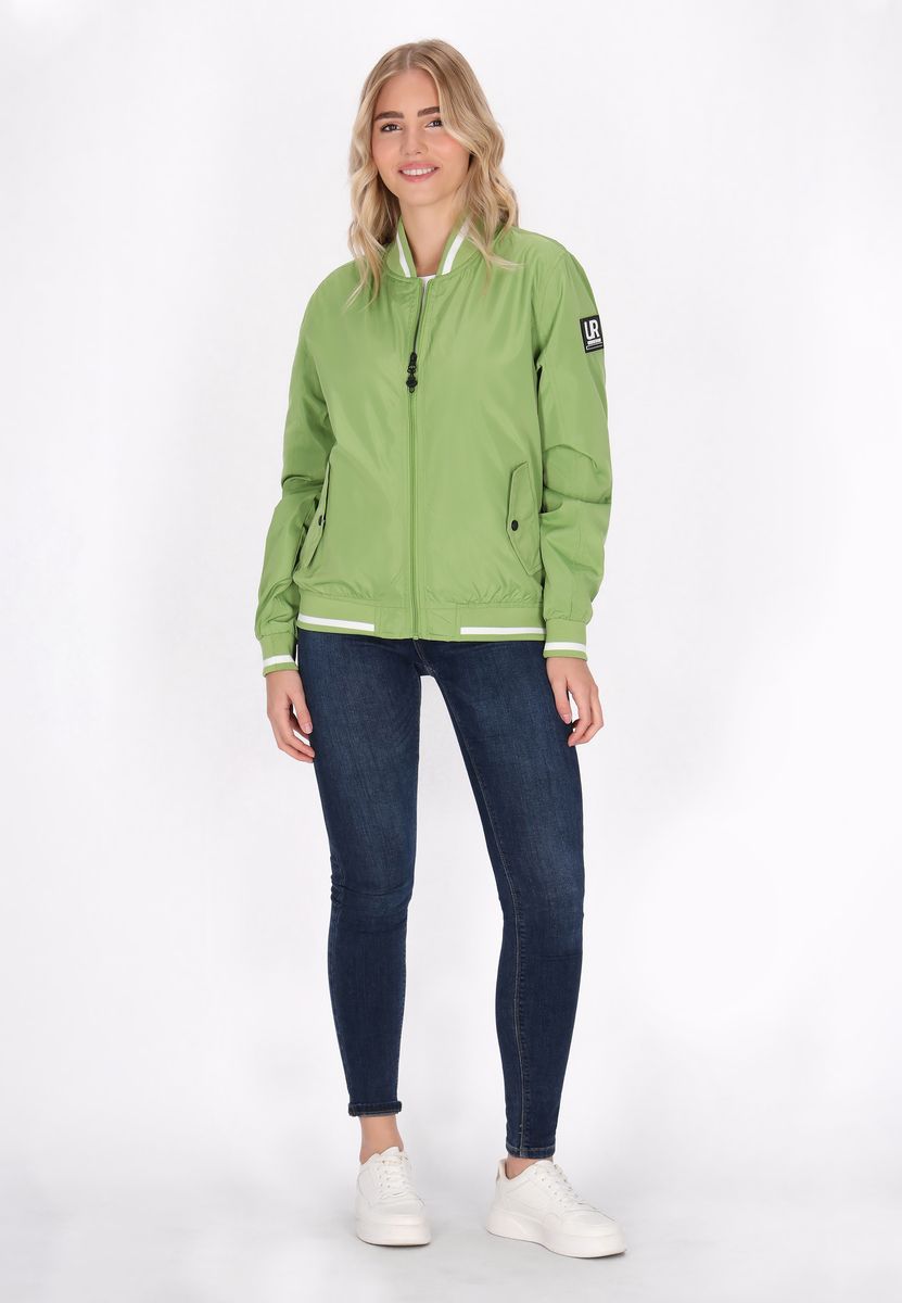 Leichte Bomberjacke mit Rippbündchen