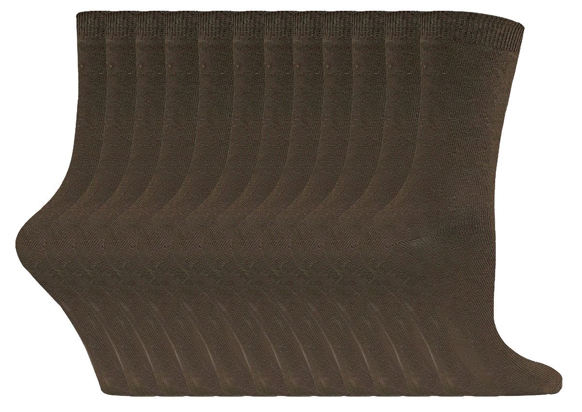 Weiche atmungsaktive Baumwoll-Crew-Socken