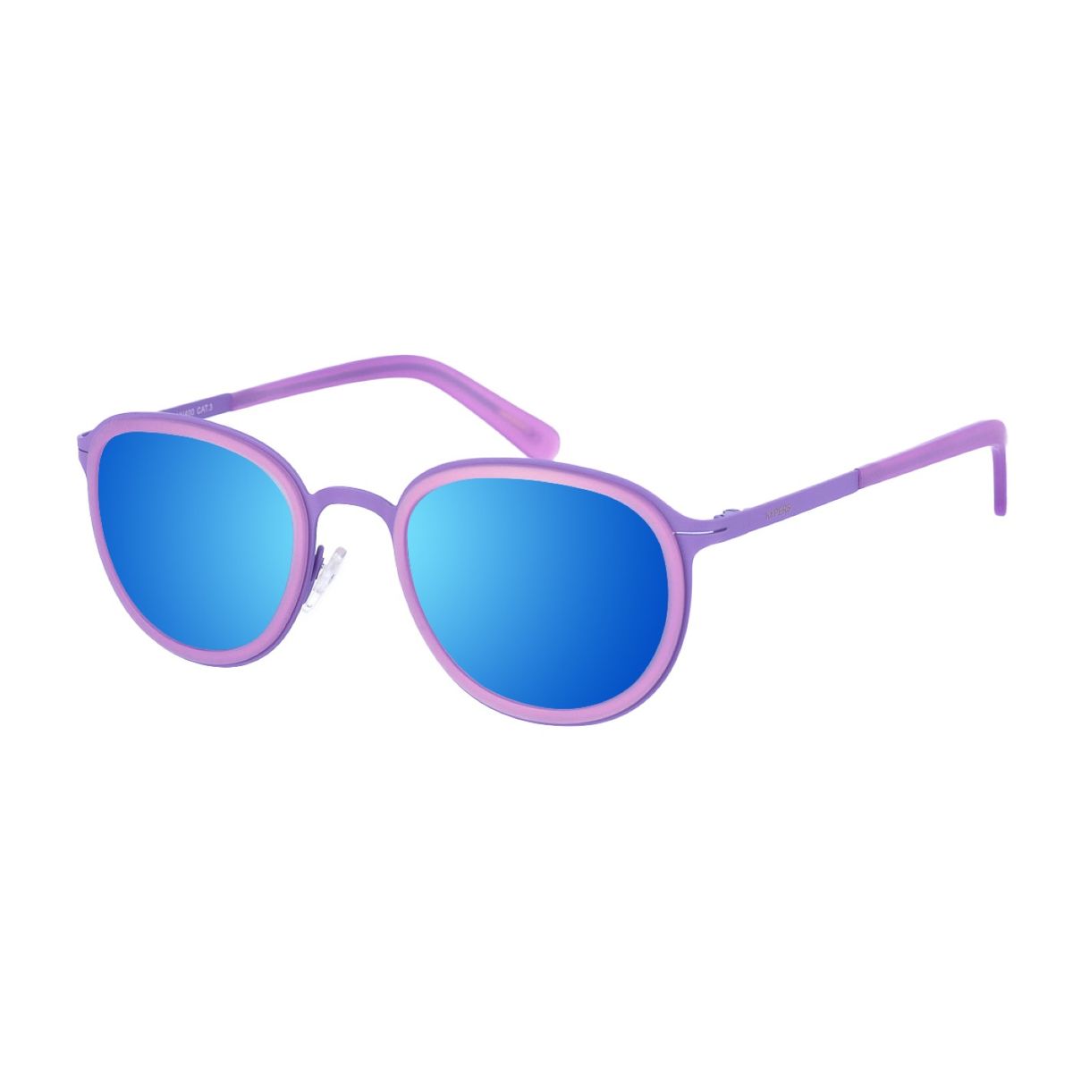 Schicke ovale Sonnenbrille mit Spiegelgläsern